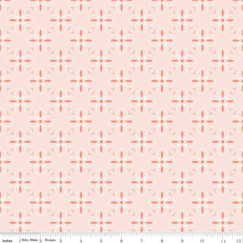 Between the Pages Collection End Papers Cotton Fabric C15373 pink