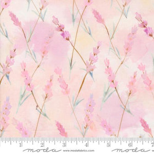 Blooming Lovely Collection Watercolor Florals Cotton Fabric 16975 pink