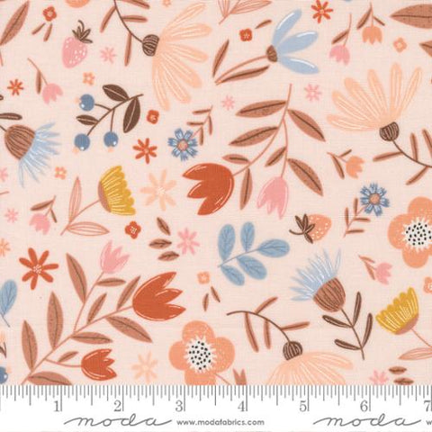 pink, Blossoms and Blooms Collection Flowers Cotton Fabric 39051