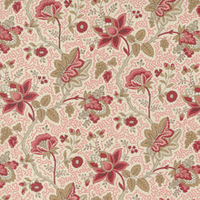 Chateau De Chantilly Collection La Fayette Florals Cotton Fabric 13944 pink