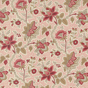 Chateau De Chantilly Collection La Fayette Florals Cotton Fabric 13944 pink