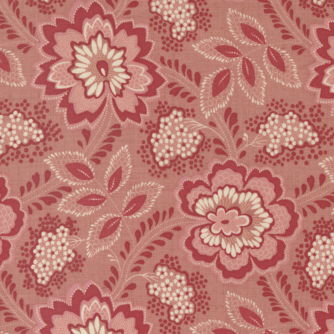 Chateau De Chantilly Collection Orleans Florals Cotton Fabric 13943 pink