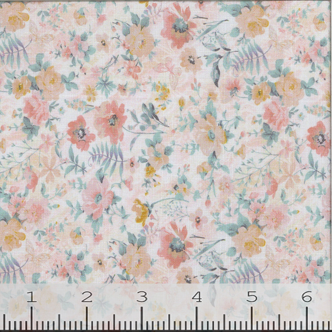 pink, Fashion Floral Print Fabric CA-199