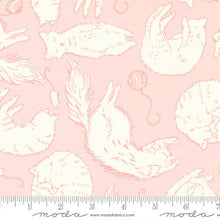 Here Kitty Kitty Collection Sleepy Time Cotton Fabric 20832 pink