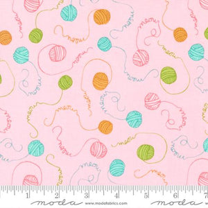 Here Kitty Kitty Collection Yarn Cotton Fabric 20834 pink