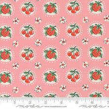 Julia Collection Cherry Strawberry Flower Cotton Fabric 11924 pink