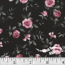 Liverpool Floral Knit Print Fabric 32740 pink