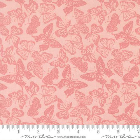 pink, My Secret Garden Collection Butterflies Cotton Fabric 20984