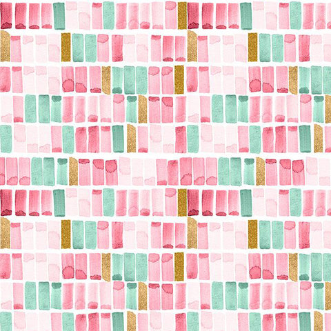 pink, Peony Blossoms Collection Swatches Cotton Fabric 34717