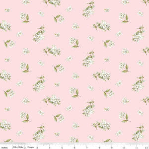 Pink, Peter Rabbit and Friends Collection Jasmine Cotton Fabric CD15864