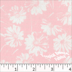 Poly Rayon Floral Print Fabric 04441pink