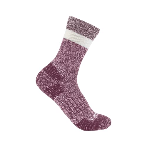 Women's Midweight Crew Sock pink