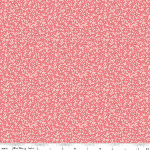 Spring Gardens Collection Ditsy Floral Cotton Fabric C14115 pink