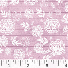 Standard Weave Blossom Print Poly Cotton Fabric 6045 pink