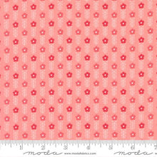 Strawberry Lemonade Collection Floral Stripe Cotton Fabric 37673 pink