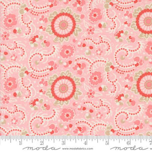 Pink, Sunday Brunch Collection Blintz Floral Cotton Fabric 30751