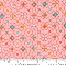 Pink, Sunday Brunch Collection Scrambler Geometrics Cotton Fabric 30753