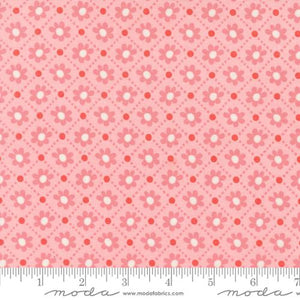 Pink, Sunday Brunch Collection Small Pastry Floral Cotton Fabric 30754