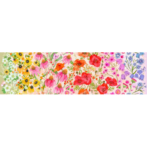 pink, Superbloom Collection Ombre Wildflowers Cotton Fabric 48780