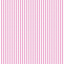 Pink, Ticking Stripe Cotton Flannel Fabric 6215