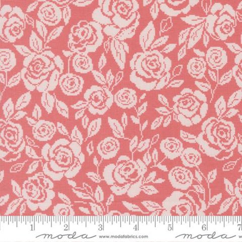 pink, Wild Honey Collection Roses Cotton Fabric 5251