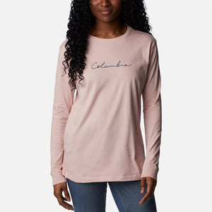 Women's North Cascades Long Sleeve T-Shirt 2013481628 pink