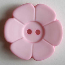 Pink flower button