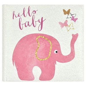 Pink Elephant Hello Baby Photo Album 860147