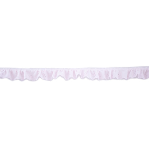 Pink eyelet lace