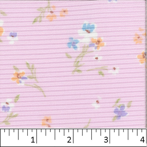 Gloria Rib Knit Fabric FA14507 pink