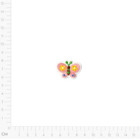 Pink Butterfly Applique M16128-04