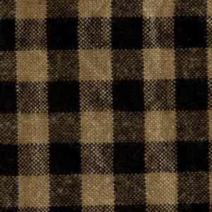 Plaid black fabric