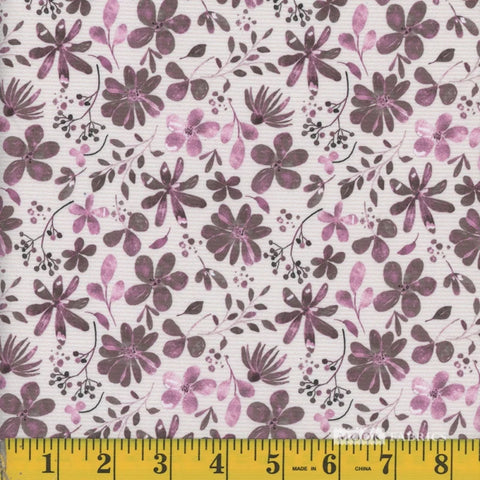 plum, Elsa Moss Crepe Fabric CA121624