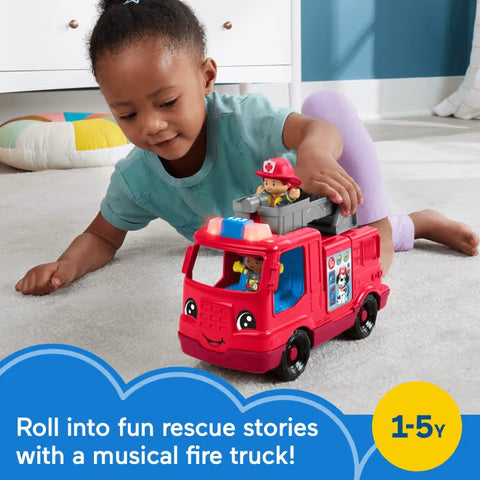 Little People Fire Truck Musical Toddler Toy HXC12
