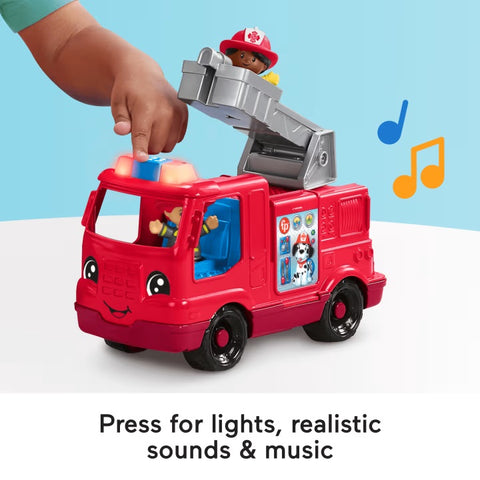 Little People Fire Truck Musical Toddler Toy HXC12