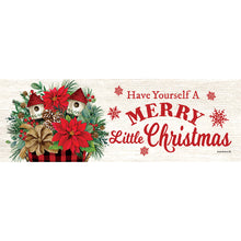 Fall and Winter Signature Signs poinsettia arrangement