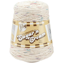 Lily Sugar'n Cream Cotton Cone Yarn, White , 1 Cone, 14 oz (Pack of 1)