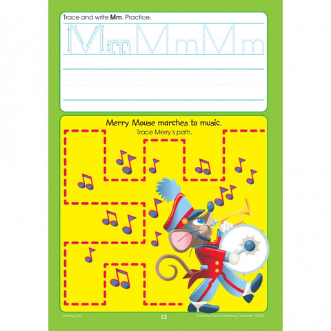 Practice writing the letter M