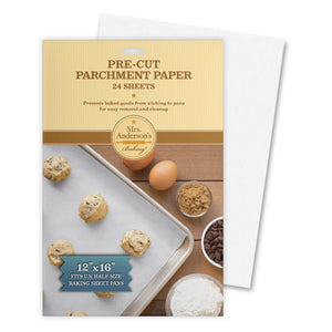 [12 x 16 Inch - 200 Count] Pre-Cut Baking Parchment Paper Sheets Non-Stick  Sheets for Baking & Cooking - White