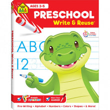 Preschool Write & Reuse workbook