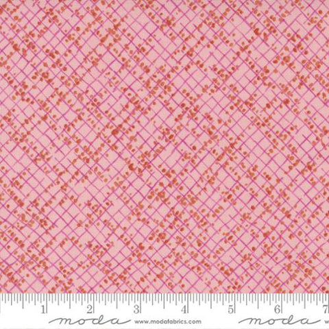 Wild Blossoms Collection Blotted Graph Paper Cotton Fabric 48737 princess