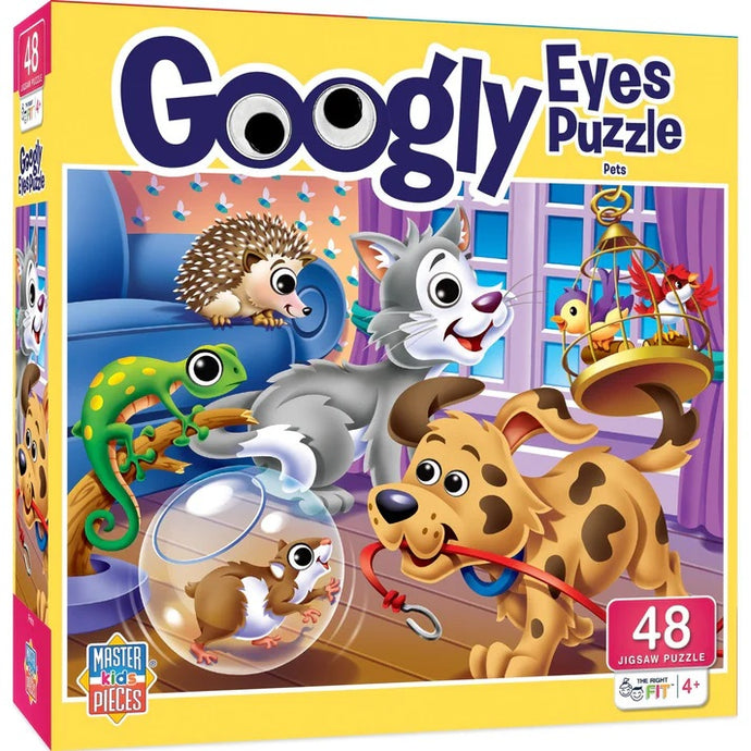 Googly Eyes - Pets 48 Piece Jigsaw Puzzle 11838 front of box