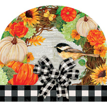 Fall and Winter Arbor Mates pumpkin wreath