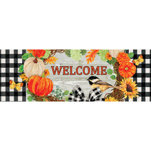 Fall and Winter Signature Signs pumpkin wreath