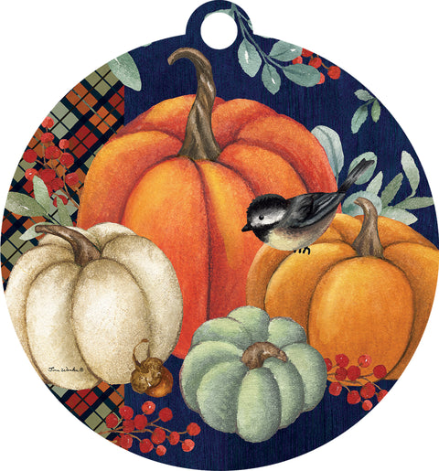 Pumpkin home suncatcher