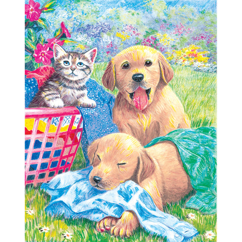Pencil color by number