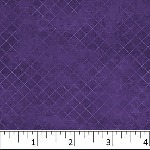 Extra Wide Trellis Cotton Fabric purple