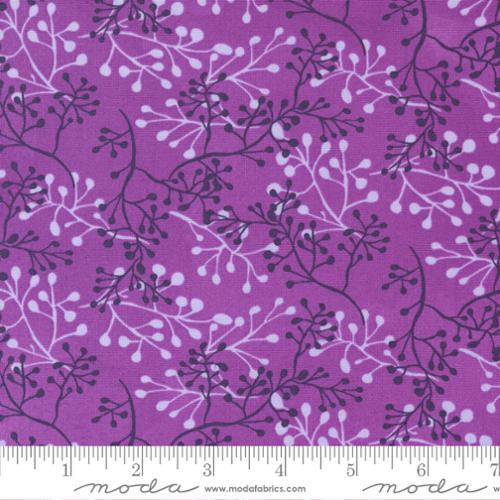 Pansy's Posies Collection Spring Bunch Cotton Fabric purple