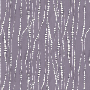 Au Naturel Collection Dotted Stripe Cotton Fabric 17823 purple