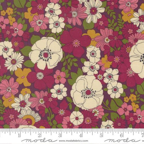 purple, Chelsea Garden Collection Flower Show Cotton Fabric 33850